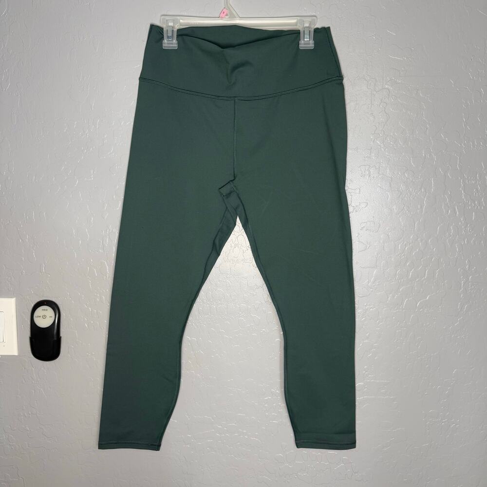 Fabletics Define PowerHold High-Waisted Legging 7/8, Deep Sea Green, XL